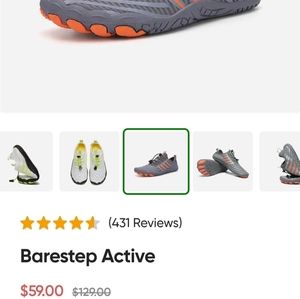Men's size 14 Barestep Active workout shoes